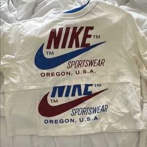 Nike Sportswear White Short Sleeve Shirt
